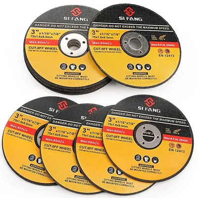 Imagen del producto de Juego de 10 discos de corte para amoladoras angulares