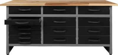 Produktbild von ONDIS24 Werkbank Konny 160 cm anthrazit H85