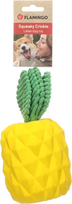Obrázek produktu pro Hračka pro psy Flamingo Seezo ananas žlutá