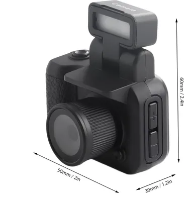 Obrázok produktu pre 1080P digitálna kamera s videom s 1,44-palcovým displejom, otočným bleskom o 90°, vstavanou 6-filtrovou batériou pre študentov v teenagerskom veku