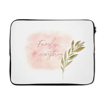 Obrázok produktu pre Puzdro na notebook 17 palcov Rodina je všetko - Citáty - Príslovia Taška na notebook
