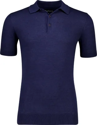 Produktbild von Barbour Polo Dunkelblau Strick Kurzarm
