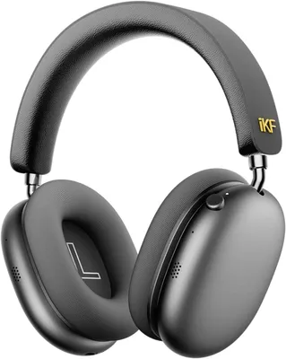 Produktbild von iKF Mars Over-Ear Kopfhörer mit adaptivem Noise Cancelling, LDAC Hi-Res Audio, 140h Akku, 3D-Raumklang, 6 Mikrofone, Schnellladung