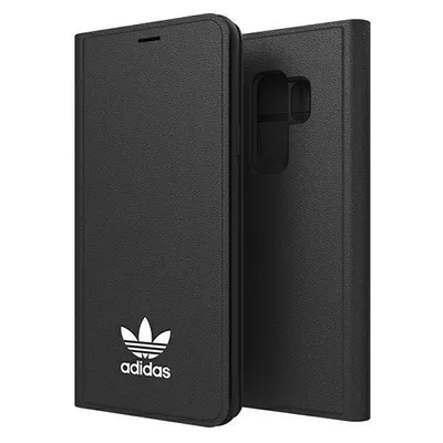 Produktbild von adidas OR Booklet Basic Bookcase fr Samsung Galaxy S9 Plus - Schwarz