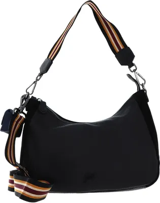 Produktbild von Gabs Leder Schultertasche Umhängetasche Isabel Caribu Crosta Shoulderbag Nero schwarz