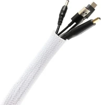 Produktbild von AlzaPower Velcrostrap Kabelschlauch 2m weiß
