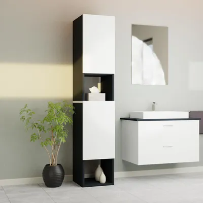 Produktbild von Hängender Badschrank Weiß GLC2 mit Soft-Close & Push-to-Open 1600x315x330 mm