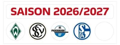 Produktbild von Bundesliga Magnettabelle - Update-Set (Saison 2026/27)