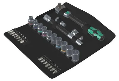 Produktbild von Wera 8100 SC 9 Zyklop Speed- Knarrensatz,1/2 Antrieb, zölli