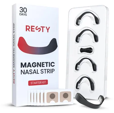 Image de Kit de bandelettes nasales magnétiques Resty 30 utilisations