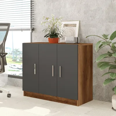 Immagine prodotto di Skye Decor, Vo5-Ba, armadio multiuso, 100% pannelli truciolari rivestiti in melamina, noce, 89,1 x 38,1 x 73,8 cm