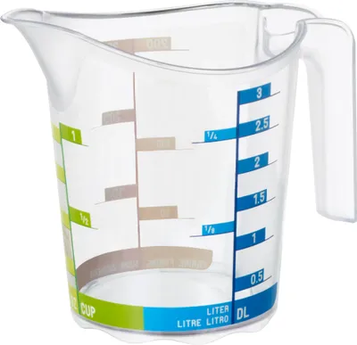 Image de Domino verre doseur en plastique, 0.3 L, EF250102