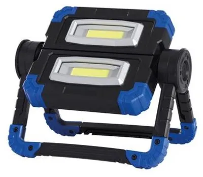 Zdjęcie produktu dla RealPower 463617, 10 W, LED, 2 szt., IPX2, Czarny, Niebieski, Flood work light