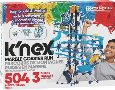 Zdjęcie produktu dla Tor kulkowy K'nex z silnikiem, 504 elementy