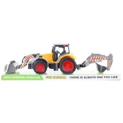Produktbild von Spielzeug Traktor aus Kunststoff mit Lader, Bagger und Ballenpresse, 41 x 11 x 9 cm