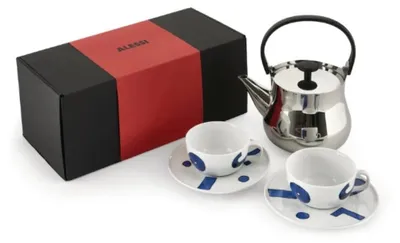 Immagine prodotto di ALESSI & TEA, Set Bollitore Cha e 2 Tazzine Te, Alessi