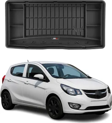 Produktbild von OMAC Gummi Kofferraumwanne für Opel Karl 2015-2019 TPE Laderaumwanne Schwarz