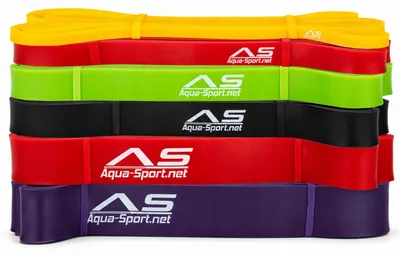 Produktbild von Aqua-Sport Powerstrech Superband Set Widerstandsbänder Ganzkörpertraining