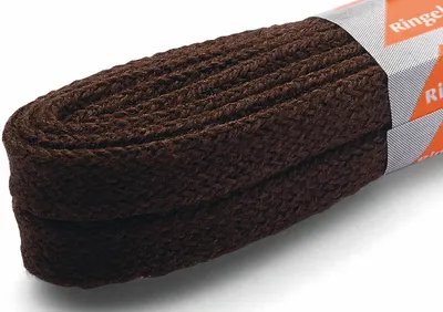 Produktbild von RINGELSPITZ - Flach Schmal – Schlanke Schnürsenkel für Stilvolle Looks - 90 cm, dunkelbraun