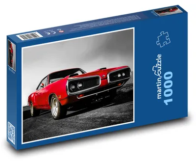 Obrázok produktu pre Puzzle 1000 Červené športové auto na ceste - martinpuzzle