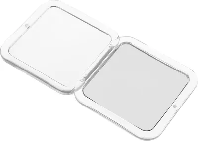 Obrázek produktu pro Mini kapesní zrcátko se 7násobným zvětšením, skládací, kompaktní, na líčení, přenosné, šedé
