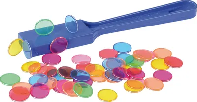 Image de EDUPLAY 120-106 Barre magnétique avec jetons, 51 pièces (couleur au hasard, 1 set)