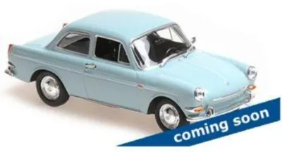 Produktbild von Minichamps 1:43 VOLKSWAGEN 1600 - 1966 - LIGHT BLUE 940055300