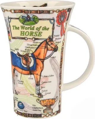 Obrázok produktu pre DUNOON Jumbobecher Glencoe World of the Horse Pferde 500ml Porzellan Formano
