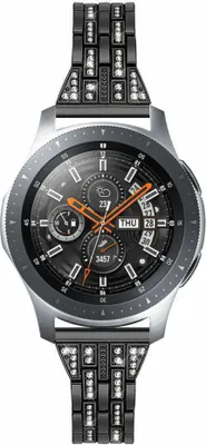 Produktbild von Strap-it Black Diamond Samsung Galaxy Watch 46mm Armband