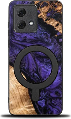 Produktbild von Bewood Unique Hülle für Motorola G84 5G - Violett mit MagSafe