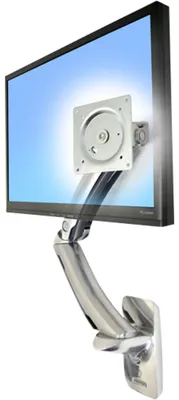 Produktbild von Ergotron MX Wall Mount LCD Arm, 13,6 kg, 106,7 cm (42"), 75 x 75 mm, 200 x 200 mm, Aluminium