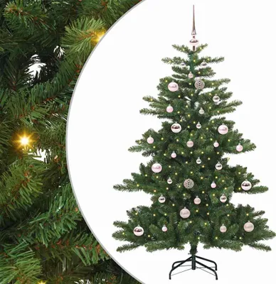 Obrázek produktu pro Umělý Skládací Vánoční Strom Zelená 150 cm PVC a ocel