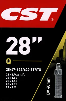 Produktbild von CST 28 DV Schlauch 28 Zoll (28/47-622/630) Fahrradschlauch