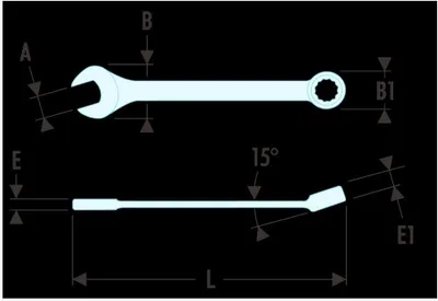 Image de Facom Ring-Maulschluessel "39" kurz 12 mm