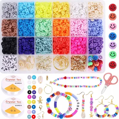 Produktbild von DIY Schmuck Bastelset Perlen Armbänder 3828 Teile