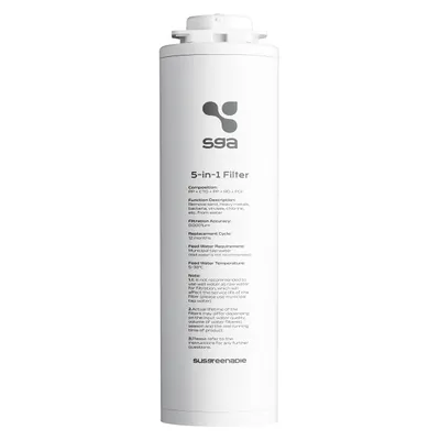 Produktbild von SUSGREENABLE Wasserfilter Zubehör SGROF03 für RO Wasserfilter SGIWDR03-B, Originaler Kombifilter, 5-stufige Umkehrosmose Filter