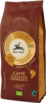 Image de Alce NeroArabica Espresso en grains - moulu (250g), 20609