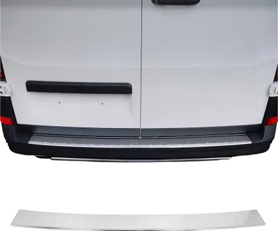 Image de Protection Seuil de Pare-chocs Arriére Pour VW Crafter 2017-2021 Acier Inoxy