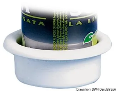 Obrázek produktu pro (NL 04.1425.00) Držák skla z bílého ABS 75 mm