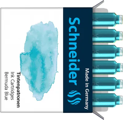 Produktbild von Schneider Schreibgeräte Pastel, Blau, Tinte auf Farbstoffbasis, 6 Stück(e), Kombi-Packung