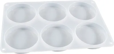 Produktbild von Silikonharzformen für Epoxidharz, große runde Form mit 6 Hohlräumen, tiefe Epoxidharz-Gussform für Untersetzer, Heimwerkerarbeiten, Holzeinlagen, Backen