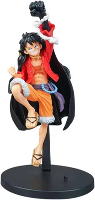 Produktbild von Luffy Anime PVC Sammelfigur – Detailreiche Anime Statue – Charakter Modell für Sammler und Anime Fans