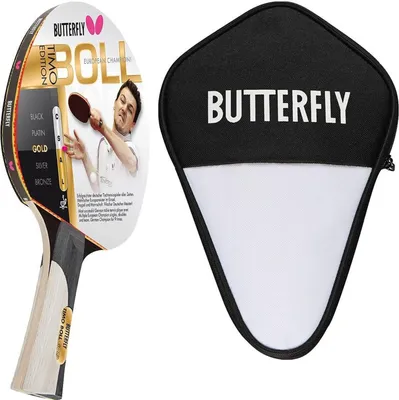 Produktbild von Butterfly 1x Timo Boll Gold 85020 Tischtennisschläger + Tischtennishülle | Tischtennisset Tischtennis Set TT Tabletennis