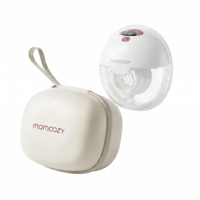 Obrázok produktu pre Momcozy M5 – elektrická dojčiaca pumpa s ovládaním cez aplikáciu – samostatná sada, červená
