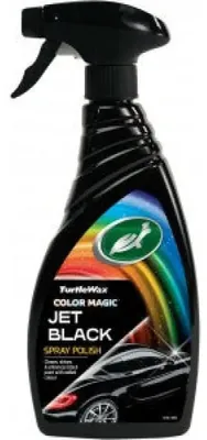 Obrázek produktu pro TURTLE WAX HYBRID JET BLACK SPRAY POLISH 500ML Sprejová vosk na černé barvy