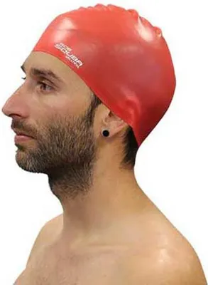 Image de Bonnet de bain en silicone Squba Rojo SENIOR