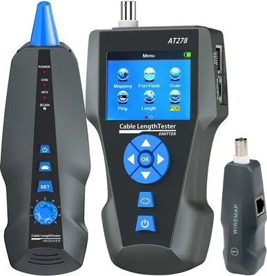Productafbeelding van Netwerkcontrole set - Component voor netwerkcontrole - Ethernet testapparaat - Kabeltester - Testset voor netwerkinfrastructuur