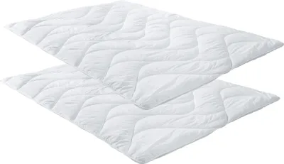Produktbild von Erwin Müller Steppbett Lech" 2er-Pack weiß 155x220 cm"