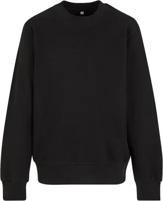 Produktbild von Urban Classics Jungen Sweatshirt aus leichtem Terrystoff, schwarz - Größe 110/116