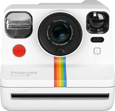 Produktbild von Polaroid Now+ weiß Sofortbildkamera